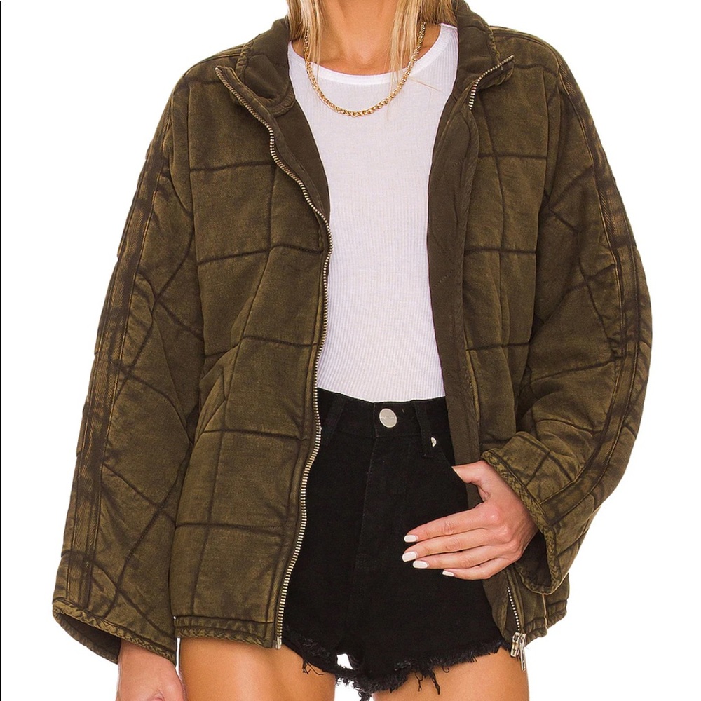 NWT Free People Dolman Quilted Jacket
